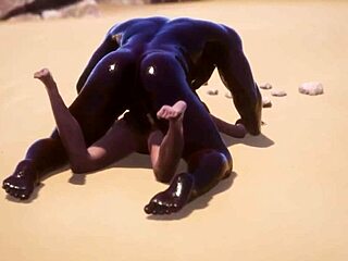 Sizzling Interracial Double Penetration