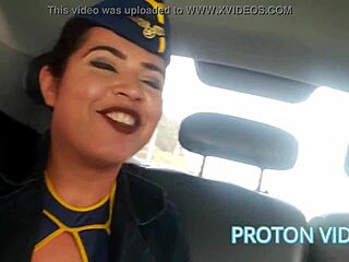 Flight attendant's wild ride