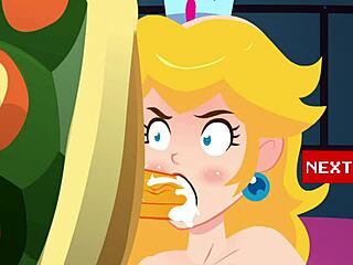 Dual arcade anime parody sex game