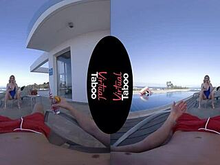 my virtual taboo blonde handjob