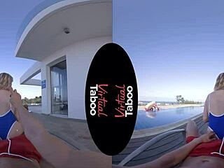 my virtual taboo blonde handjob