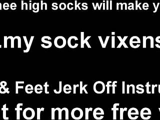 Jerk Your Monster Cock to My Knee-High Socks