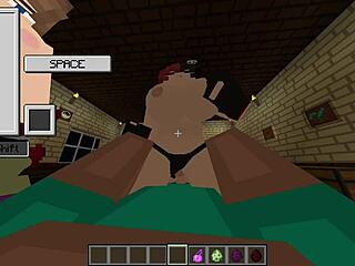 Ellie and Jenny's Naughty Minecraft Adventure
