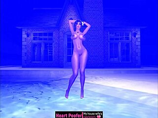 my wild poolside fuck under the night sky