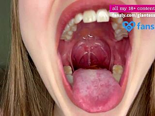 Giantess Vore Swallowing Gummy Bears Hard