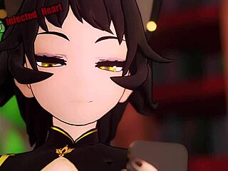 Blake’s dreamy hentai afternoon with lesbian strapon action
