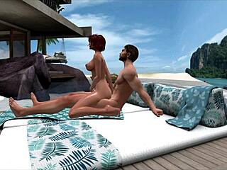 Beach House Whore Takes Cock In Ass