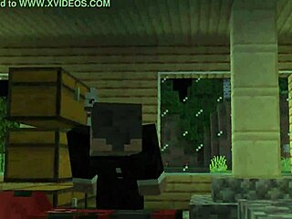 Spiderman bangs Mariano Rajoy hard in Minecraft cosplay