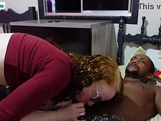 Natural tits and ass licking