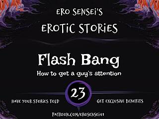 Flashy amateurs tease with erotic audio bang
