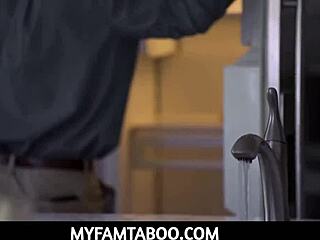 Teen and Stepdad’s Naughty Fun?