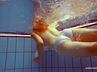 Melisa Darkowa's Wet Poolside Glow
