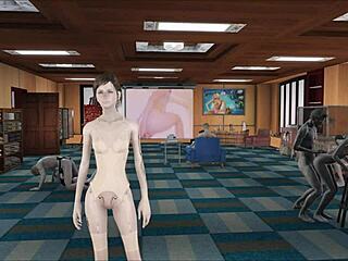 fallout 4 vicious fashion with brunette hentai fuck