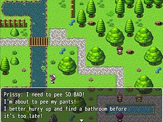 Prissy's Bladder Timer Teases Two Ways