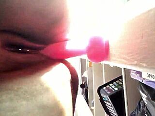 ebony curves thrill under toy play