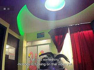 Watching porn with my skinny little-dick Latina stepson