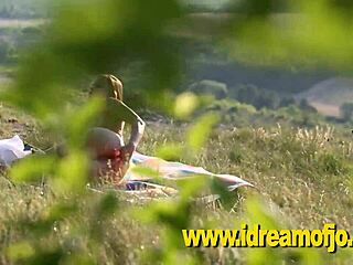 blonde jo’s teasing fingering in wilderness