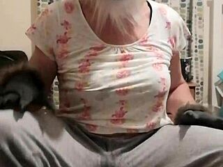 Blonde Squirts Hard on Camera