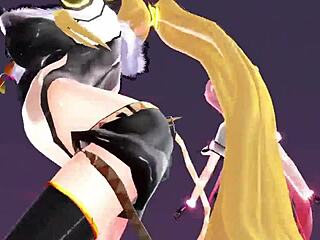 Ever seen a 3d animated blowjob with big boobs?