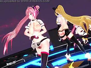 Ever seen a 3d animated blowjob with big boobs?