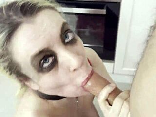 squirting girlfriend in kitchen