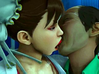 3d street fighter chun li teasing moves
