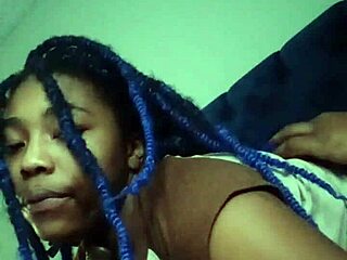 Leahvu4 deepthroats massive cock