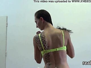 Intense POV action with Czech teen