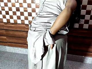 step brother's friend enjoys big tits indian blowjob