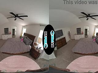 sorority babe gets wild with a huge shaft in immersive vr sex video