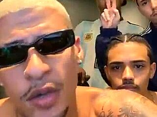Topless chaos erupts in wild Instagram live