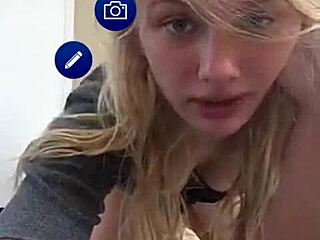 Beautiful teen showcasing solo fetish on webcam