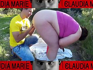 chubby cutie enjoys a daring facial