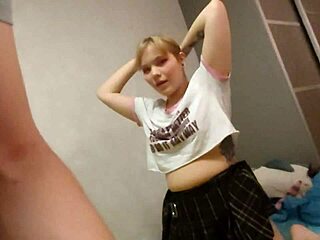 Fucked Cute Blonde While She Was On Computer