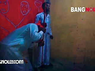 Rakatunda’s ebony wife fucked hard by group of men
