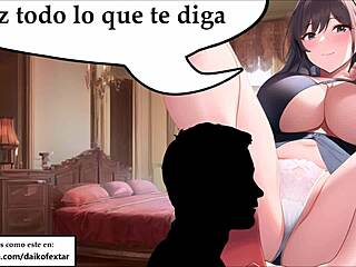 Futa mistress teases with strapon in sultry roleplay