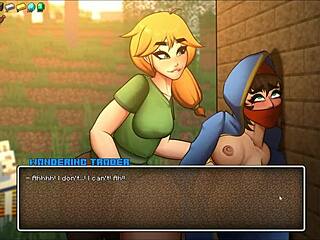Daring anime lesbians finger rough outdoors at night