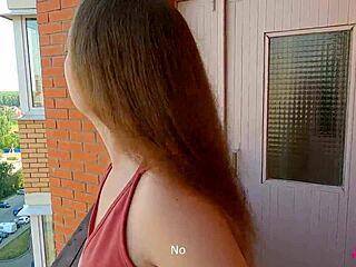 Neighbor’s Risky Public Handjob And Blowjob For My Cum Load