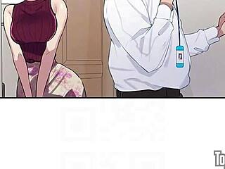 stepmom's secret worry in classroom anime
