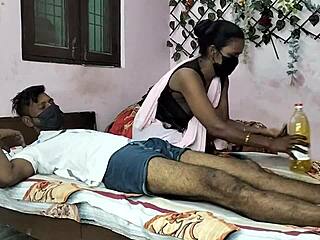 my husband’s body massage turns to hard fucking