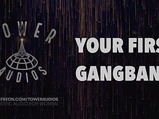 Dive into your first wild gangbang audio thrill