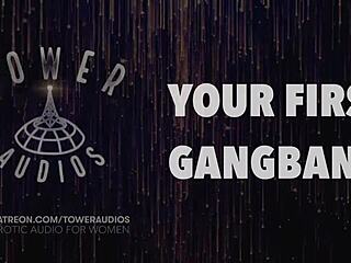 Dive into your first wild gangbang audio thrill