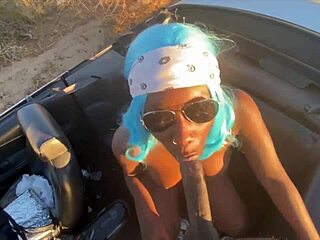 Intense Deep Throat with Ebony