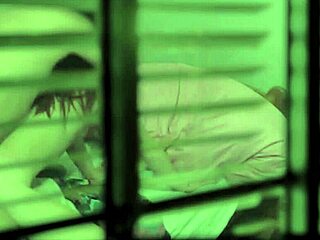 Girlfriend Cheating Fucked Hard Across Window View