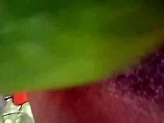 Cyndy Blackslave’s Cucumber Squirt Fuck