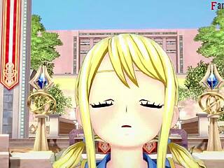 Lucy Heartfilia Deepthroat Suck in Fantasy