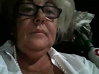 Naughty granny Merisol’s daring webcam suck