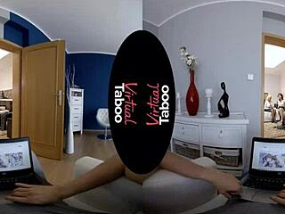 Blonde Milf's Teasing Handjob in Virtual Taboo