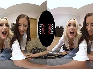 Blonde Milf's Teasing Handjob in Virtual Taboo
