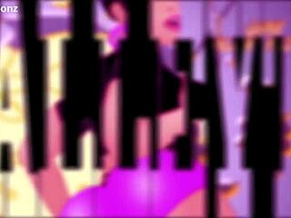 What’s hidden in this interracial cartoon cosplay tease?